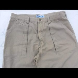 Mens Khacki Pleated Slacks